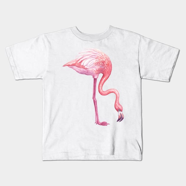 Flamingo 2 Kids T-Shirt by katerinamk